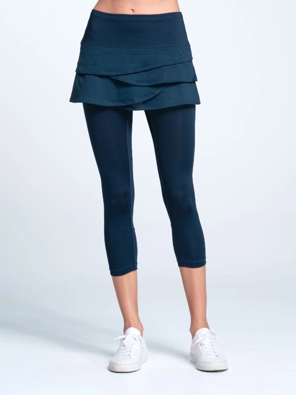 Lucky in Love Scalloped Capri NAVY